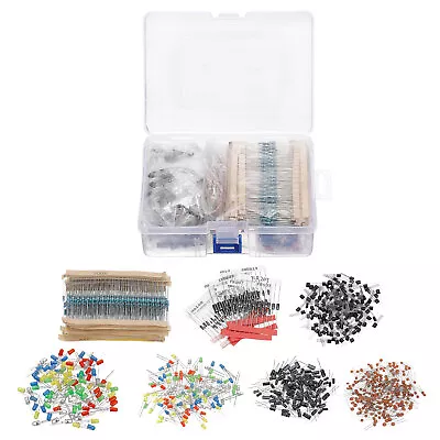 1490pcs Electronics Component Assortment Kit For Electronic DIY Projects • $23.01