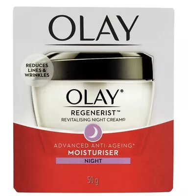 Olay Regenerist Advanced Anti-Ageing Revitalising Night Face Cream 50g • $24.95