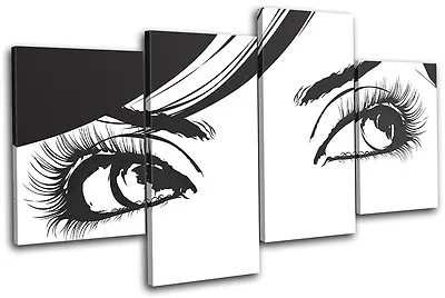 Eye Vector Pop Art Abstract MULTI CANVAS WALL ART Picture Print VA • $109.99