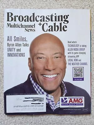 Broadcasting + Cable Multichannel News Magazine March 2023 Byron Allen • $9.99