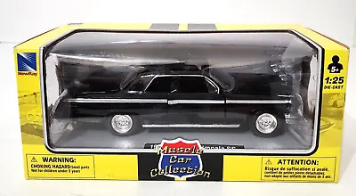 1:24 Scale 1962 Chevrolet Impala SS Black NewRay Vintage Diecast Collection • $55