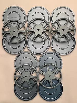 Lot Of 5 Wards 5 Inch 8mm Film Reels With Canisters Excellent Condition • $25
