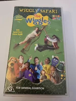 The Wiggles: Wiggly Safari VHS PAL Special Guest Steve Irwin • $19.95