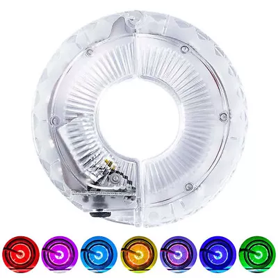LED Bike Wheel Light 7 Color USB Rechargeable Hub Safety Tire Lights • $9.99