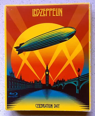 Celebration Day | Led Zeppelin 2 CD + BLURAY Live 2007 O2 Concert FREE POSTAGE • $35