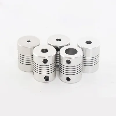 Flexible Shaft Coupling Joint Stepper Motor Coupler Connector 3-10mm All Size • $2.59