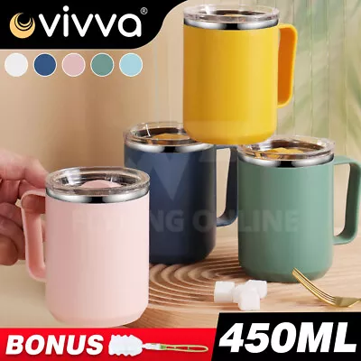 $16.49 • Buy Vivva Coffee Mug Stainless Steel Double Wall Insulated Tumble Travel Tea Mug Cup