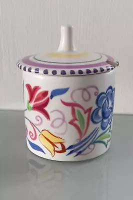 Vintage Poole Pottery  Lidded Jam / Preserve Pot  Approx. 7cm (without Lid) • £8.99