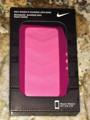 NIKE Diamond Arm Band IPhone IPod Device Carrier Training Pink NIB Womens O/S • $22.43