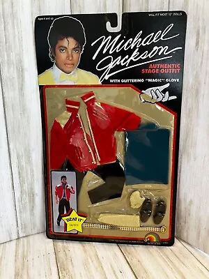 Michael Jackson 1984 LJN 12  Beat It Doll Outfit Carded Sealed Barbie Ken • $45