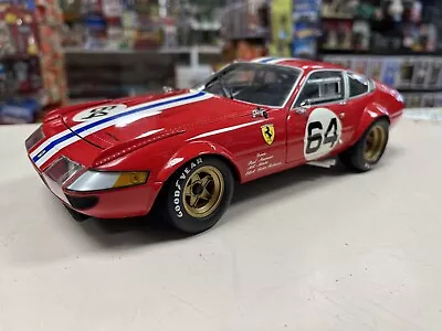 * Kyosho 1/18 Scale Ferrari 365 Gtb/4 Competizione #64 Newman Daytona Diecast *s • $125