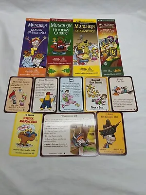 Lot Of (12) Munchkin Bookmark And Card Promos Steve Jackson Games • $50.62