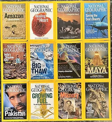 National Geographic Magazines Year 2007 Complete Set • $12