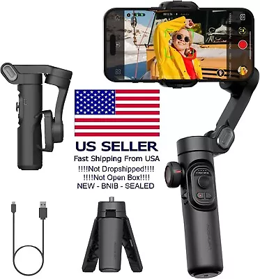 Smartphone Gimbal Stabilizer - IPhone & Android Compatible - Foldable - 3-Axis • $89.99
