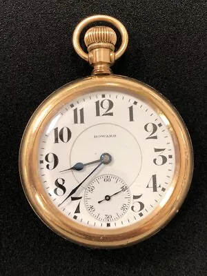 1912 E. Howard Watch Co. Pocket Watch Series 10 16s 21 Jewel – Runs / Works Ff • $102.50