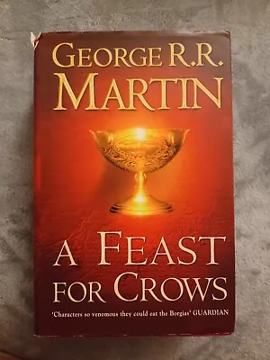 A Feast For Crows George RR Martin Voyager 2005 HC/DJ 1st UK Edition 1st Print!! • $25