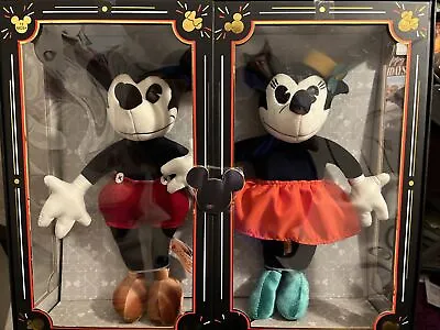 Disney Parks NEW  Mickey And Minnie Collectible Plush Doll Set Limited Edition • $75