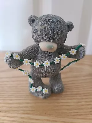 WITH YOU IN MIND - ME TO YOU BEAR (DAISY CHAIN) RESIN FIGURINE ORNAMENT No Box • £4
