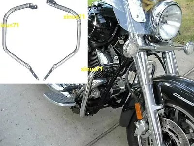 $98 • Buy 2Pc Engine Guard Highway Crash Bar 4 Yamaha Vstar 1100 Classic Custom Silverado