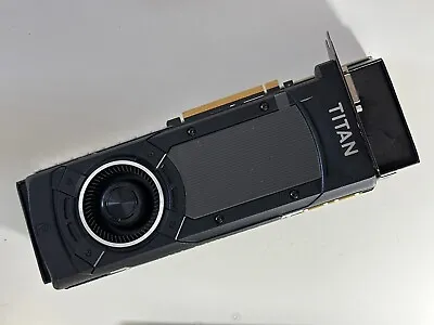 NVIDIA GeForce GTX Titan X 12GB GDDR5 Maxwell With EVGA Cooling Metal Backplate • $175