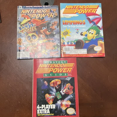 £20.48 • Buy Nintendo Power Volume 139 Banjo Tooie With Poster Lemmings Power Guide Lot