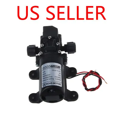 $17.58 • Buy 12V Water Pump 130PSI Self Priming Diaphragm High Pressure Automatic Switch