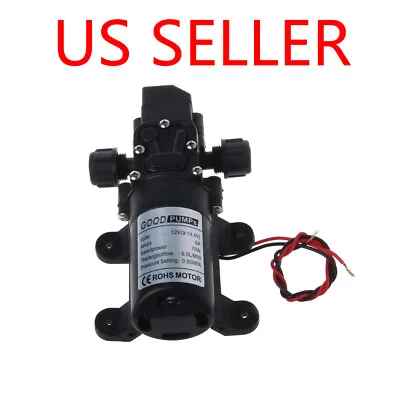 12V Water Pump 130PSI Self Priming Diaphragm High Pressure Automatic Switch • $16.95