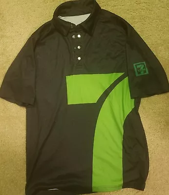 7 Eleven Worker Uniform Shirt Short Sleeve Large  7 11 Green Logo Employee Polo • $16.72