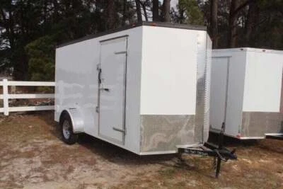 $4388 • Buy 2023 J&C Suppliers 6x12 Enclosed V-Nose Cargo