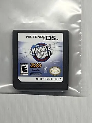 Minute To Win It (Nintendo DS 2010) Cartridge Only 0542 • $5