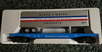 K-Line K-69001-101 Prov & Worcester Classic Flatbed With BAR Semi Trailer New • $45