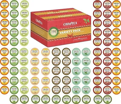 Cha4TEA 100-Count Variety Sampler Pack For Keurig K-Cup Brewers 10 Flavors • $52.99