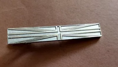 Union Jack Gents Vintage Tie Clip. Chrome/silvertone. • £18.99