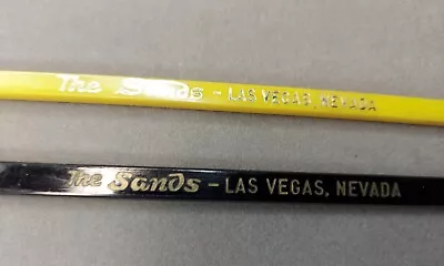 Vintage Swizzle Sticks Lot Of Two Sands Hotel Casino Las Vegas Bar Cocktail • $3.75