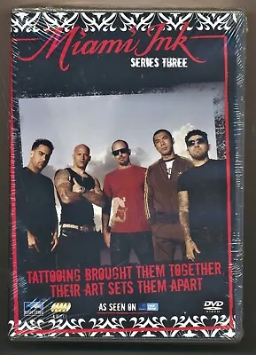 £4.99 • Buy Miami Ink Series 3 DVD New And Sealed