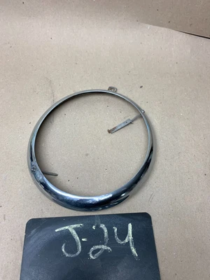 $15 • Buy 1950-1967 VW Beetle Bus Early Style Chrome Headlight Lens Ring Trim 111 941 111