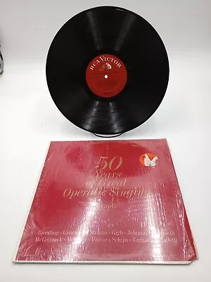 BOXDG40 Various - 50 Years Of Great Operatic Singing - Tenors LP Comp RCA • $3.02