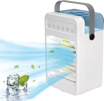 Portable Air Conditioner 120°Oscillating Evaporative Personal Air Cooler • $29.99