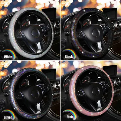 Universal Bling Car Steering Wheel Cover Shining Car Interior Accessories 4Color • $9.88