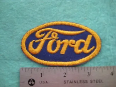 Vintage Ford Gold Oval  Service Uniform Parts Patch • $7