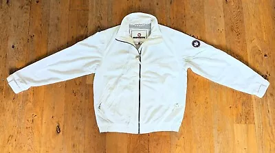 Vintage Retro Murphy And Nye Lightweight Ivory Bomber Jacket Small • £12