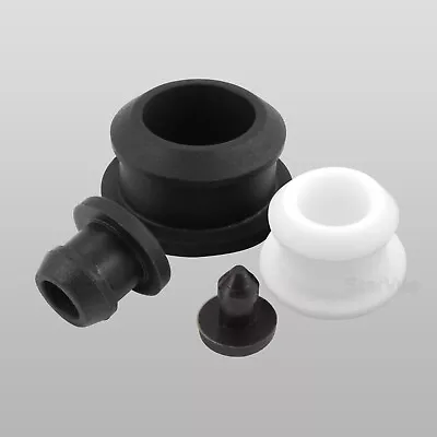 £0.99 • Buy Snap-On Hole Plug Round Silicone Rubber Blanking Seal Bung Pipe Tube (2.5-30mm)