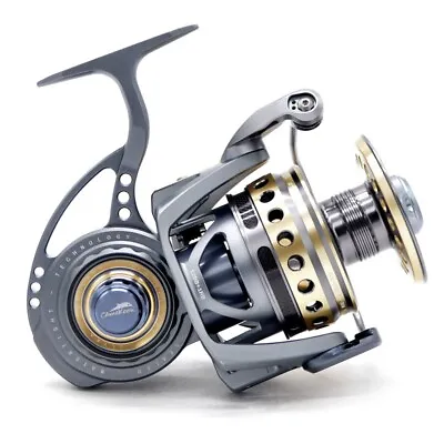 CAMEKOON Saltwater Jigging Large Spinning Reel For Tuna Bluefish Marlin Fishing • $399.70