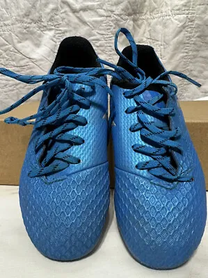 Adidas Messi Nemeziz SGC 753002 Soccer Cleats Kids Sz 11 Baby Blue Orange Neon • $19.95