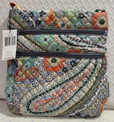 Vera Bradley Triple Zip Hipster In Citrus Paisley • $40