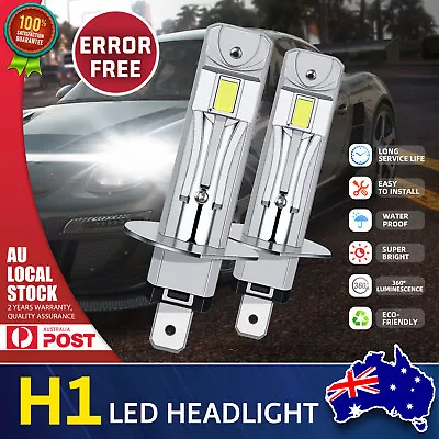 H1 LED Headlight Beam Bulbs For Holden Colorado 2012–2019 6500K • $42.99