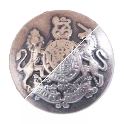 Round Military Style Blazer Buttons With Prancing Lion & Unicorn - G4316 • £4.49