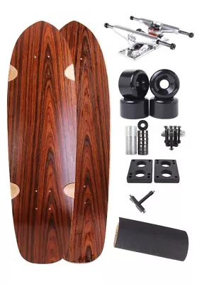 30  Mini Skateboard Complete Kit Black Wheels (cherry Wood) • $64.99