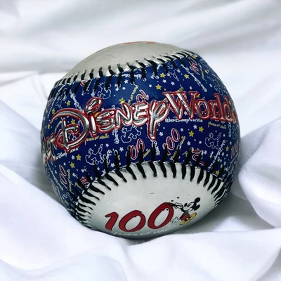 £17.99 • Buy Walt Disney World 100 Years Of Magic Baseball Ball RARE Mickey Mouse WDW