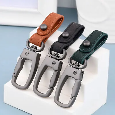 Men's Keychain Leather Keyring Key Chain Key Holder Key Fob  Car Accessories DIY • $3.08